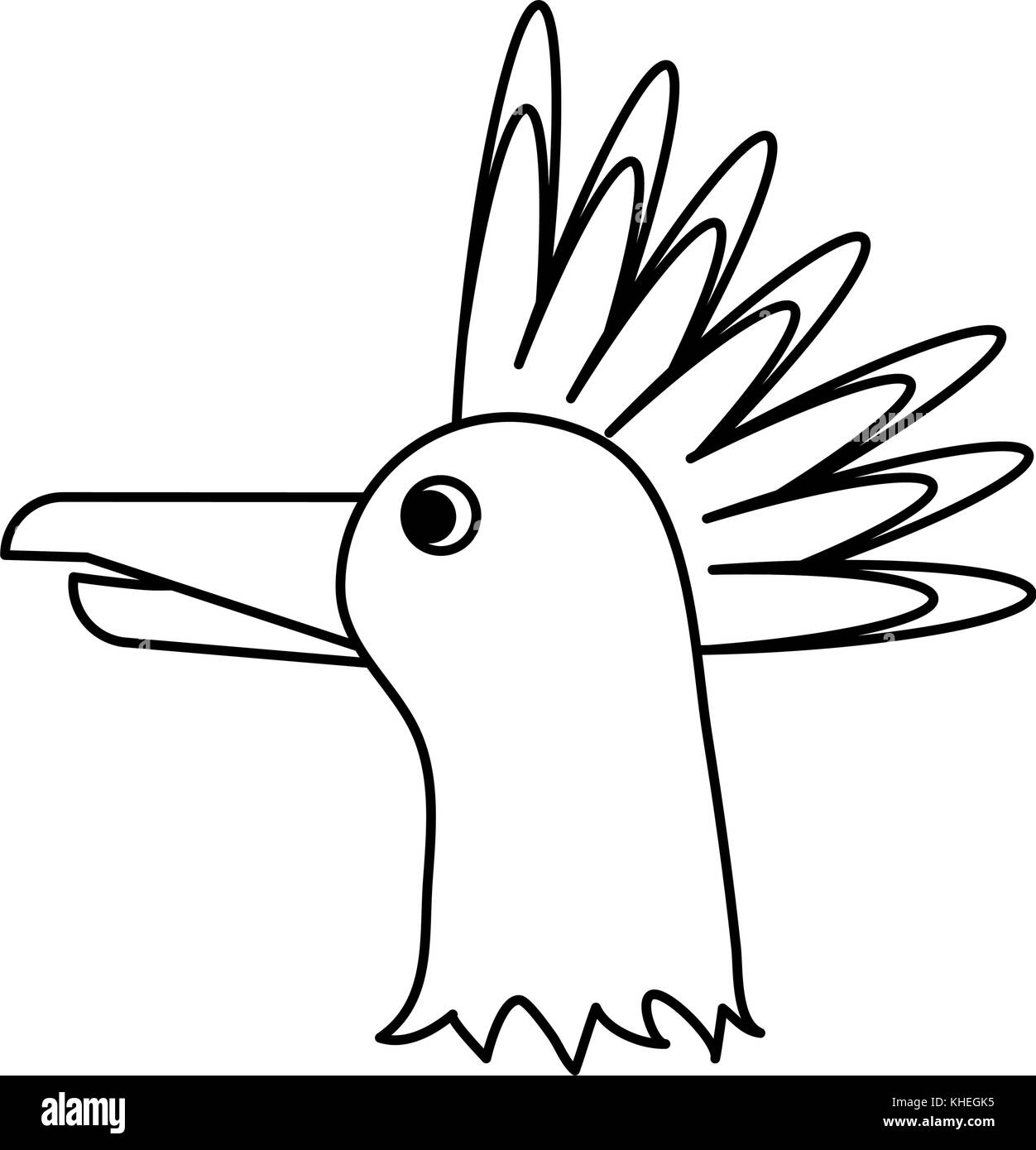 Bird head cartoon Stock Vector Image & Art - Alamy