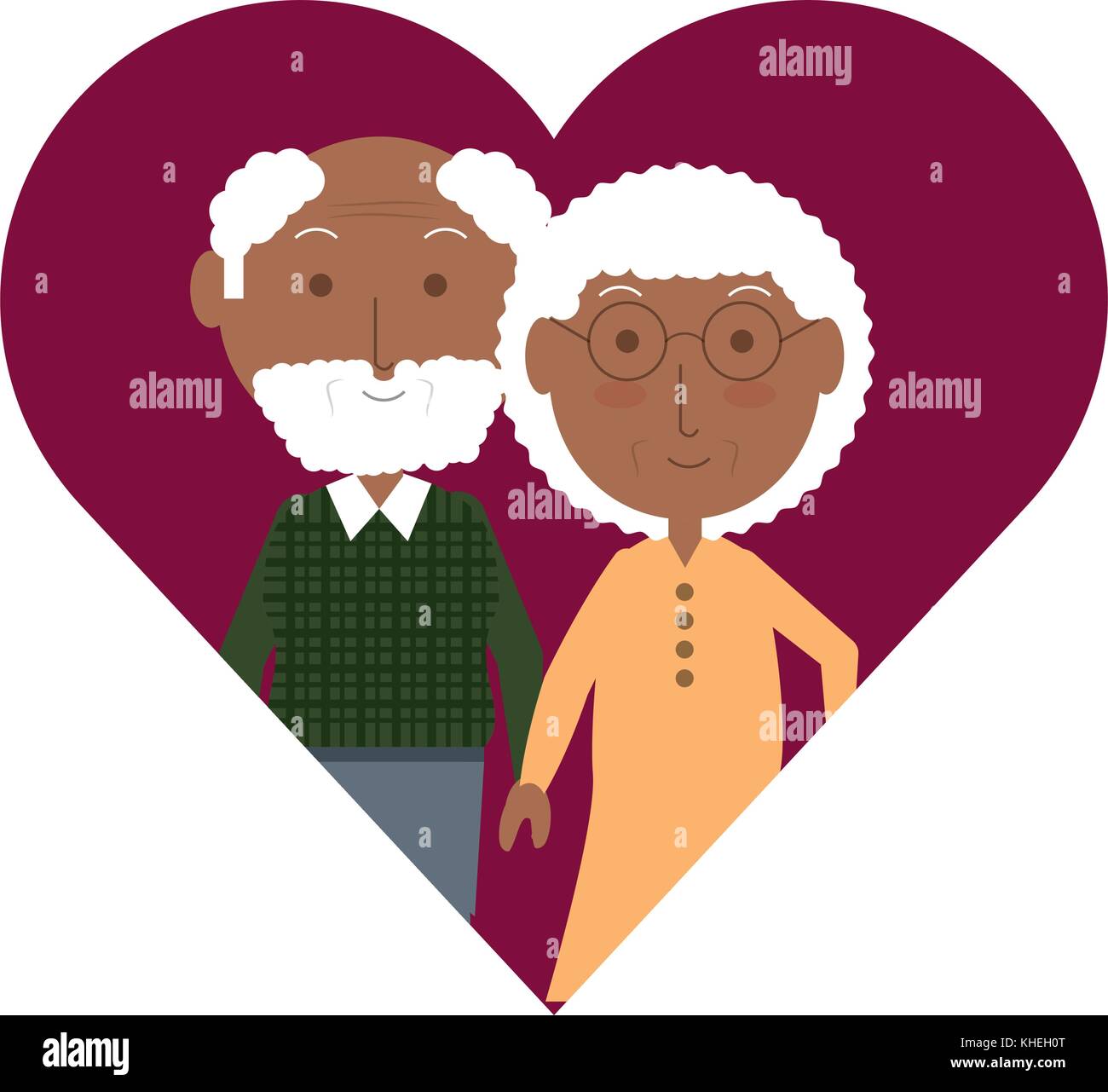 Elderly couple design Stock Vector Image & Art - Alamy