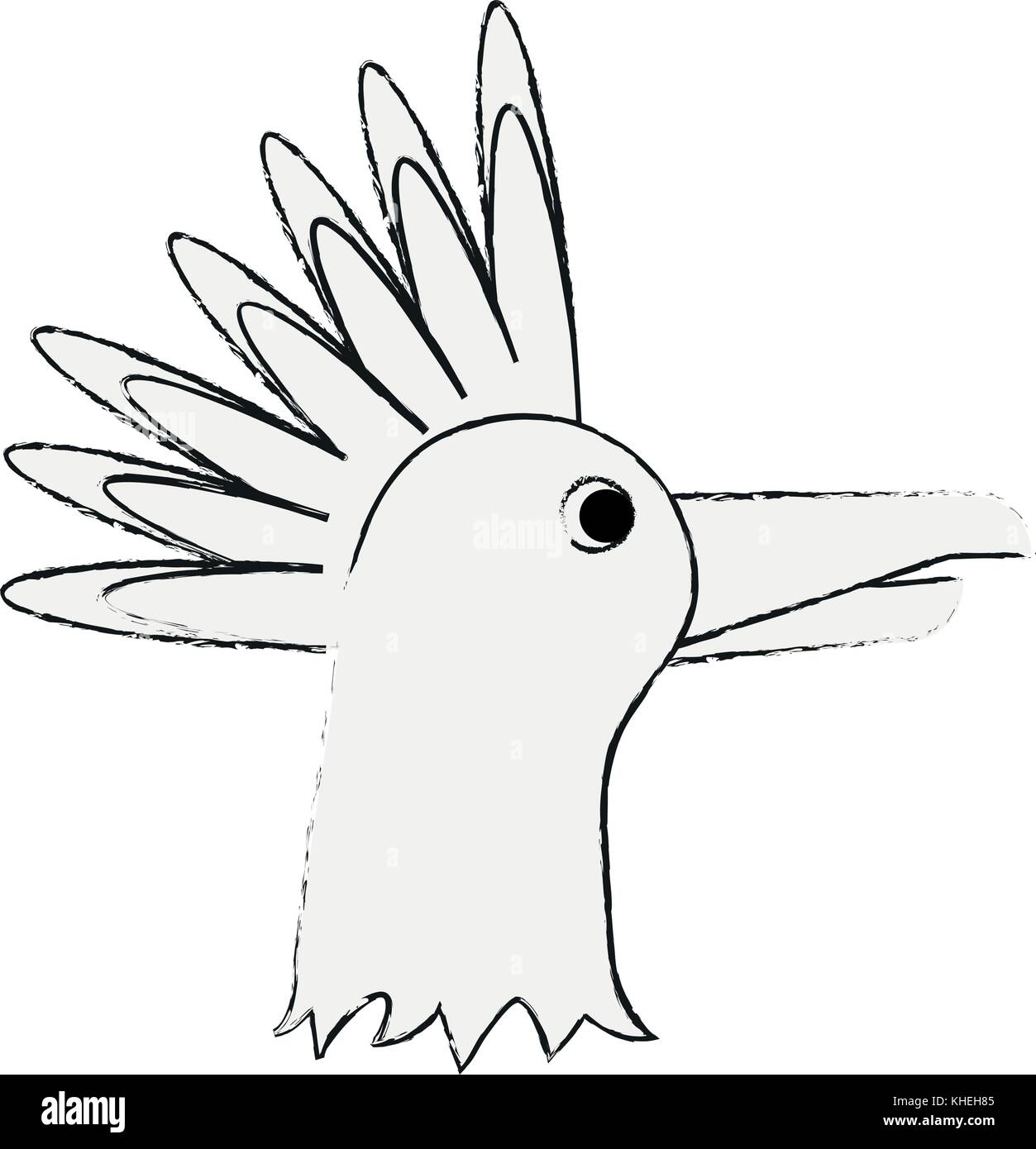 Bird head cartoon Stock Vector Image & Art - Alamy