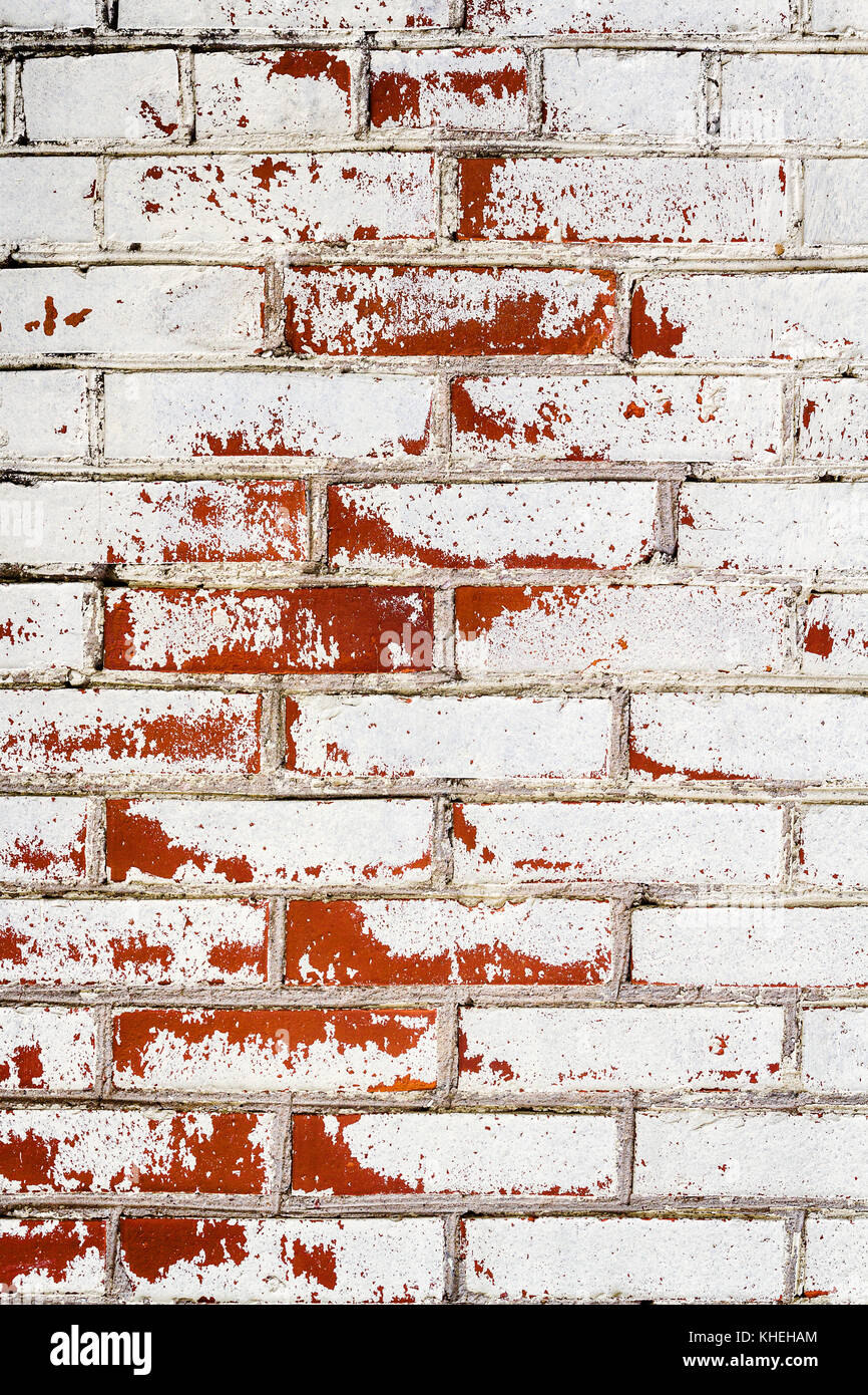 Background of grungy white brick wall texture Stock Photo - Alamy