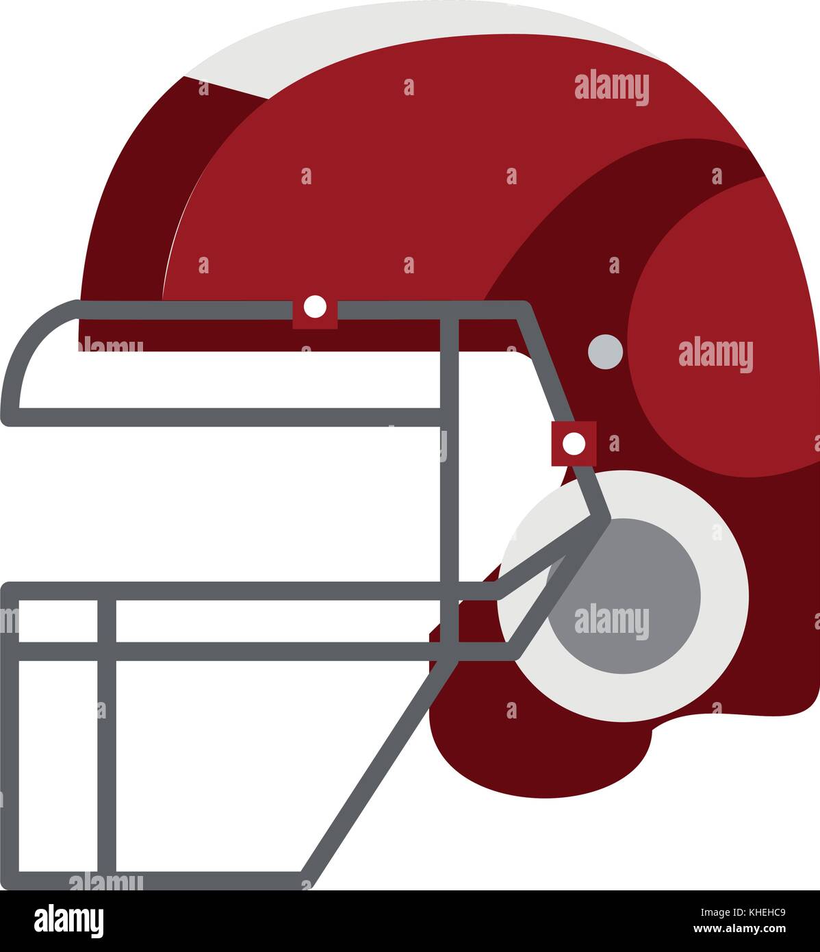 American football helmet Stock Vector Image & Art - Alamy