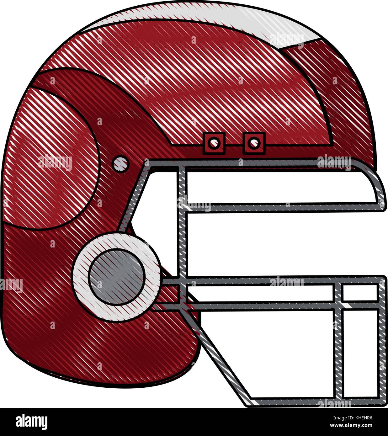 American football helmet Stock Vector Image & Art - Alamy