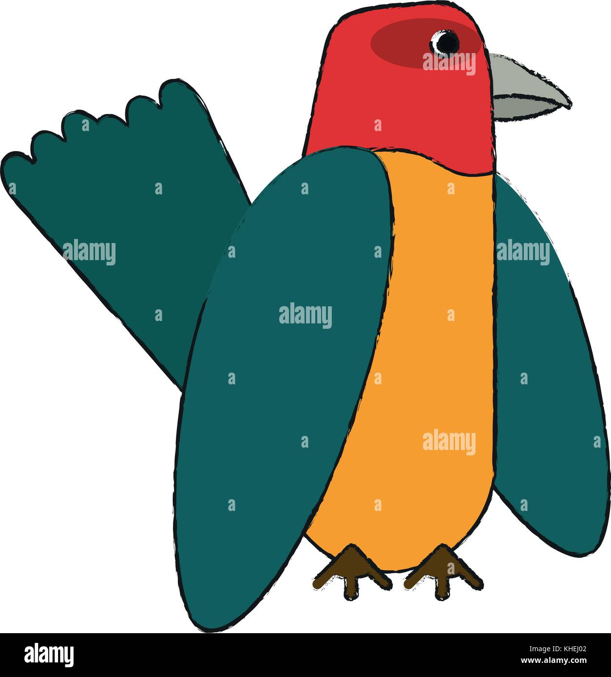 Beautiful parrot bird Stock Vector Image & Art - Alamy