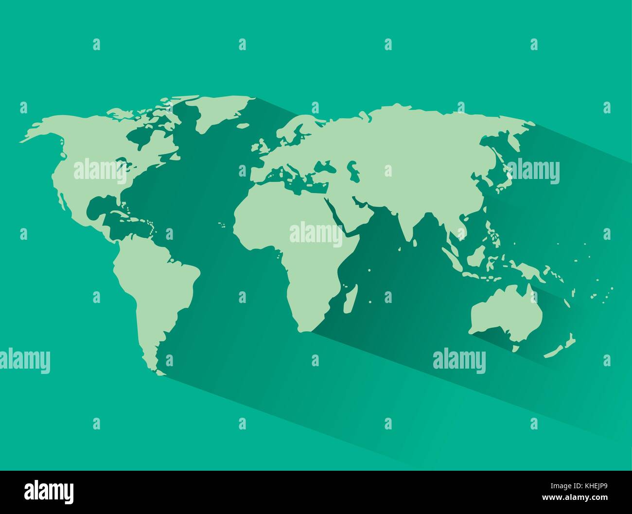 World map silhouette Stock Vector Image & Art - Alamy
