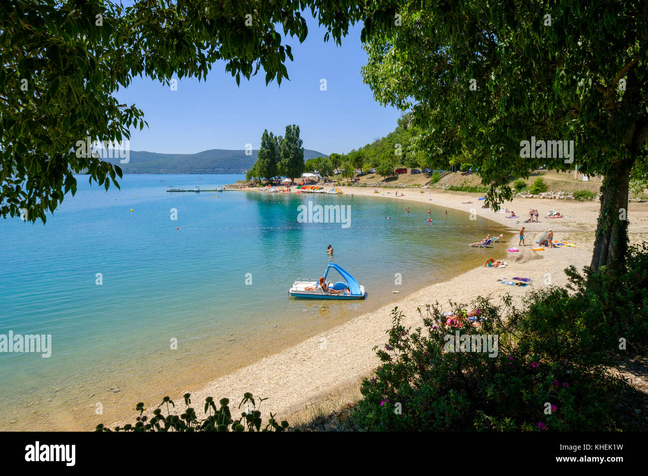 Lac de Sainte Croix Provence, Alpes, France Stock Photo Alamy
