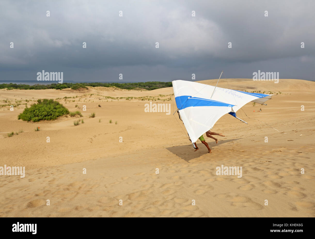 NAGS HEAD, NORTH CAROLINA JULY 29 2013 Student takes off with an