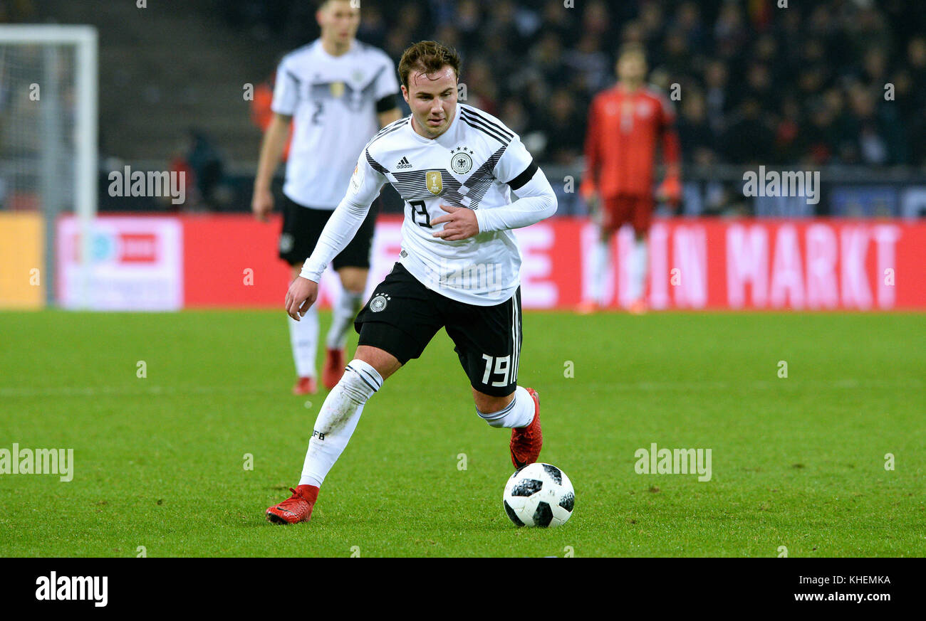 Friendly match between Germany and France, Rhein Energie Stadium Cologne; Mario Goetze (Germany) Stock Photo