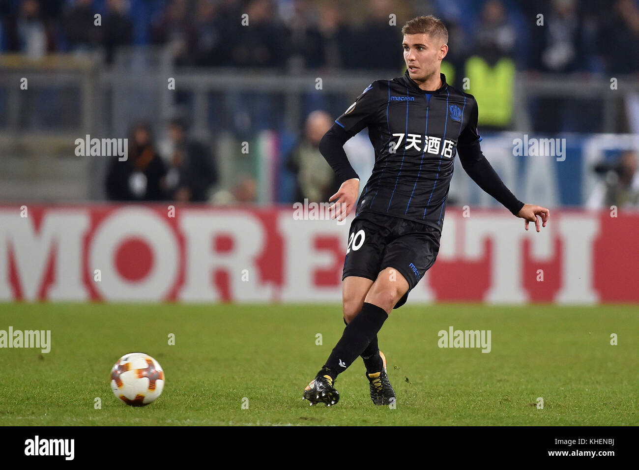Écharpe Foot OGC Nice / Lazio Rome 2017-2018 Europa League - Neuve