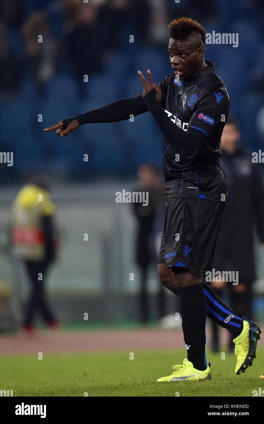 Mario Balotelli Nice Roma 02-11-2017 Stadio Olimpico Uefa Europa League ...