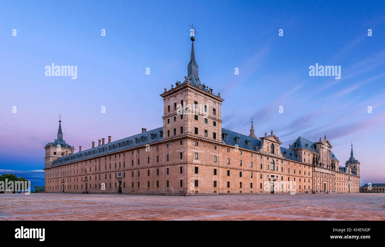 Monasterio de El Escorial. San Lorenzo de El Escorial. Madrid. España Stock Photo