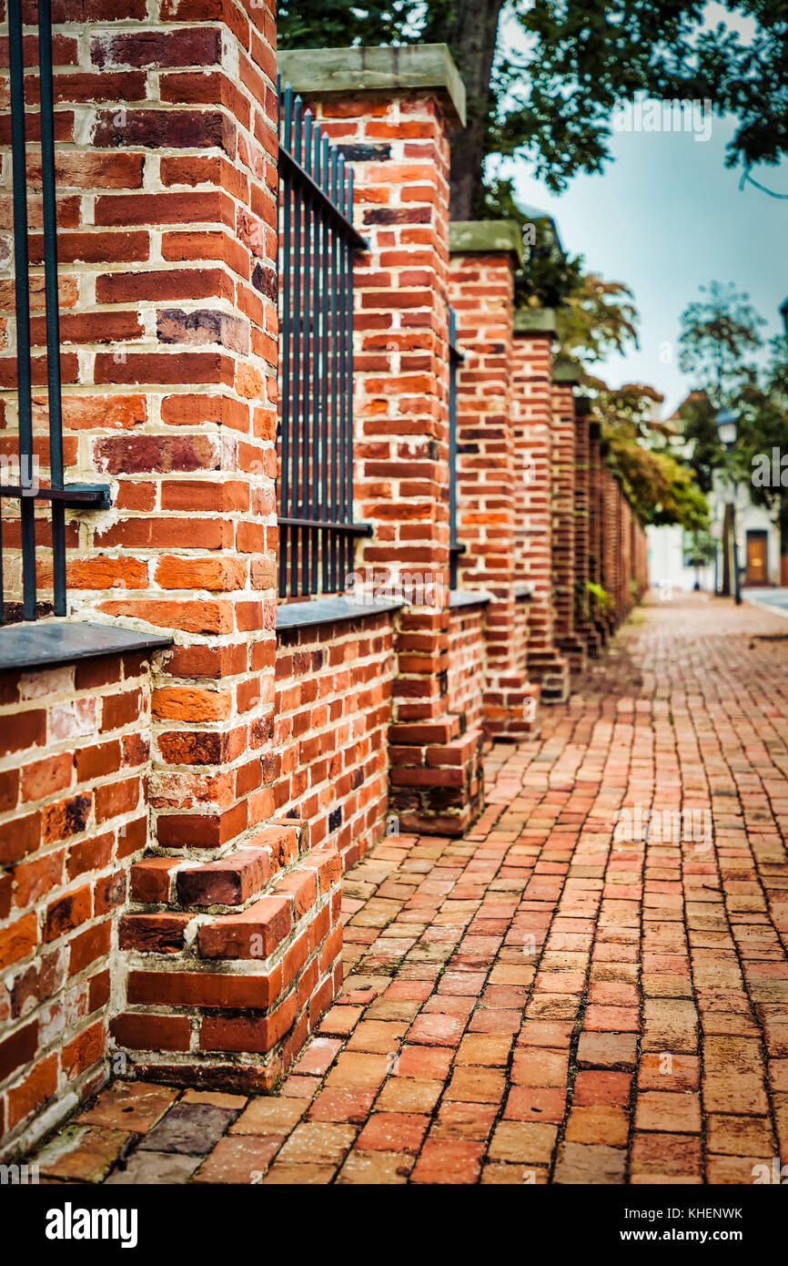 Red brick sidewalk hires stock photography and images Alamy