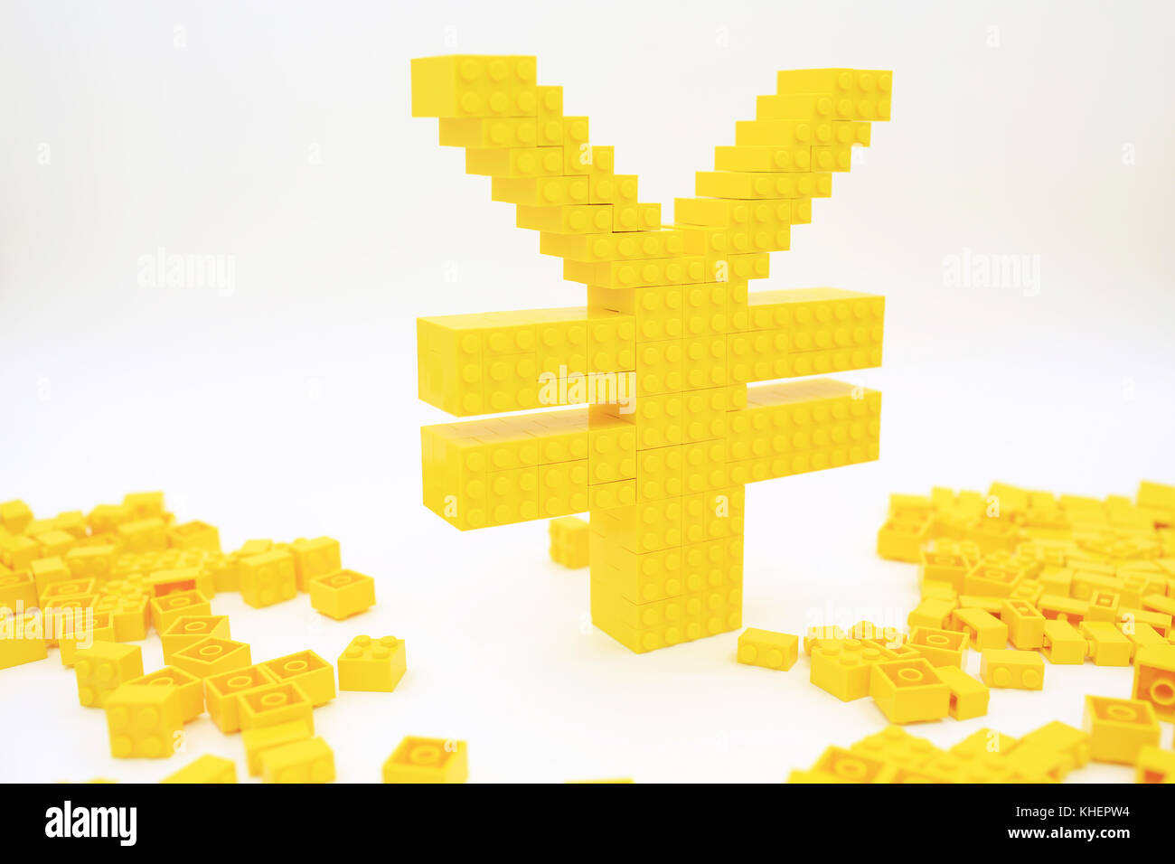 Gold japan yen symbol hi-res stock photography and images - Alamy