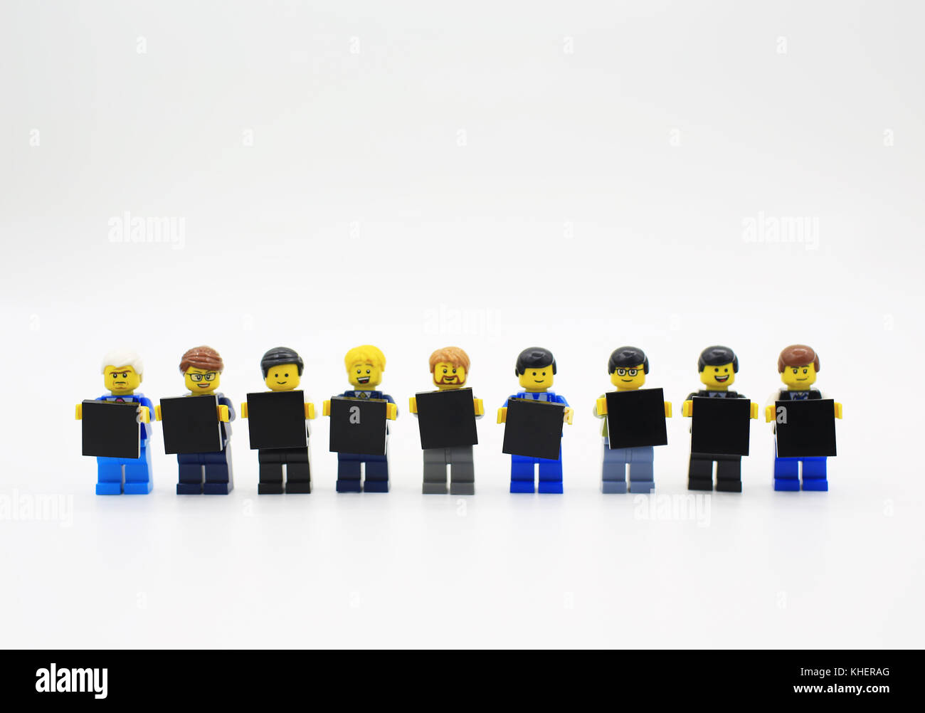 lego man what to say Stock Photo Alamy