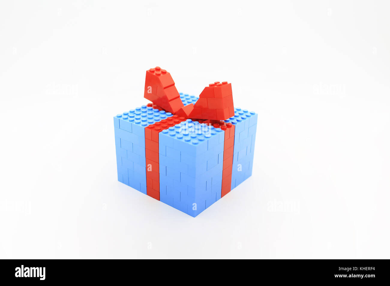 lego christmas gift box Stock Photo - Alamy