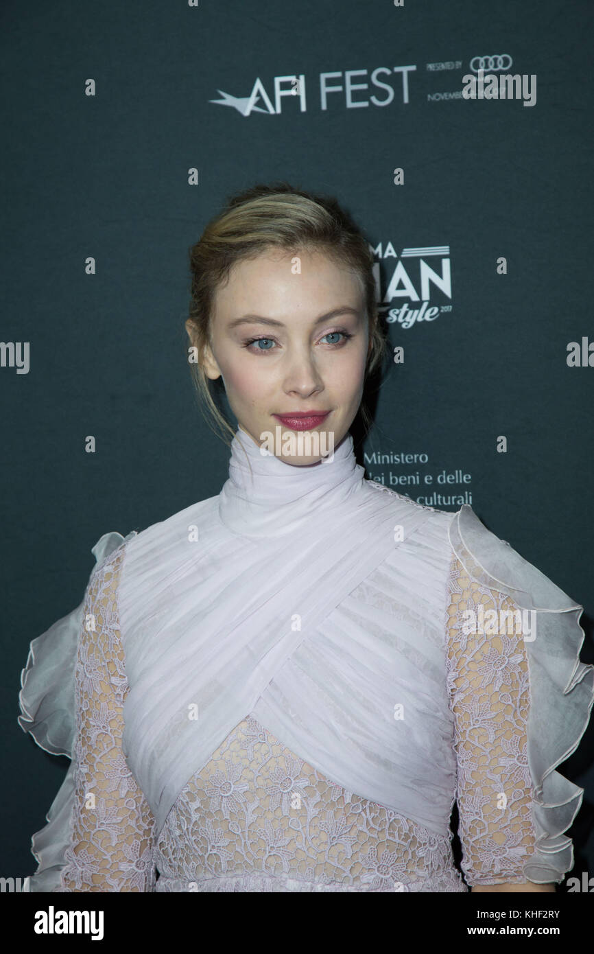 Hollywood, USA. 16th Nov, 2017. Sarah Gadon attends the Cinema Italian