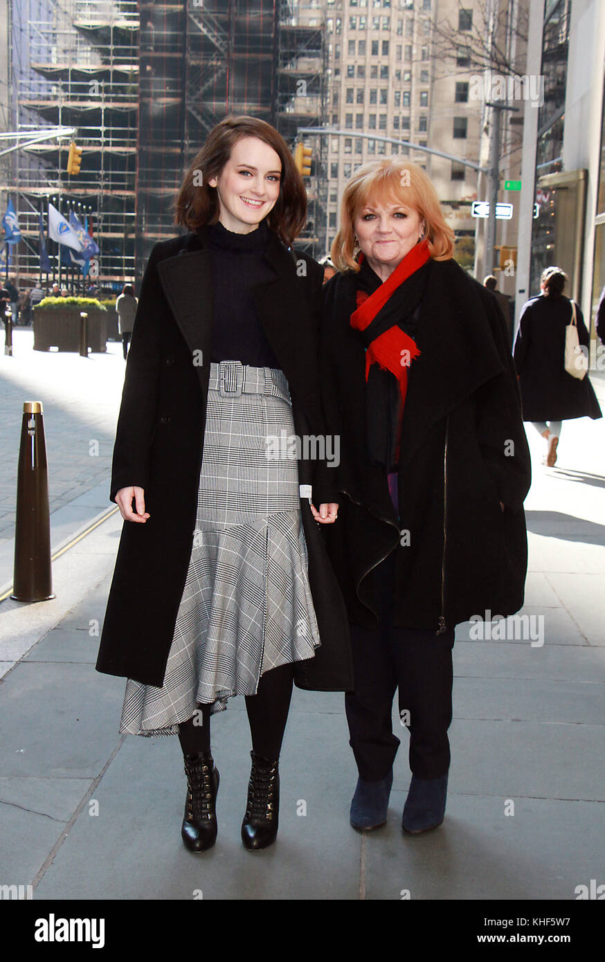 New York, NY, USA. 16th Nov, 2017. Sophie McSheera and Lesley Nicol at