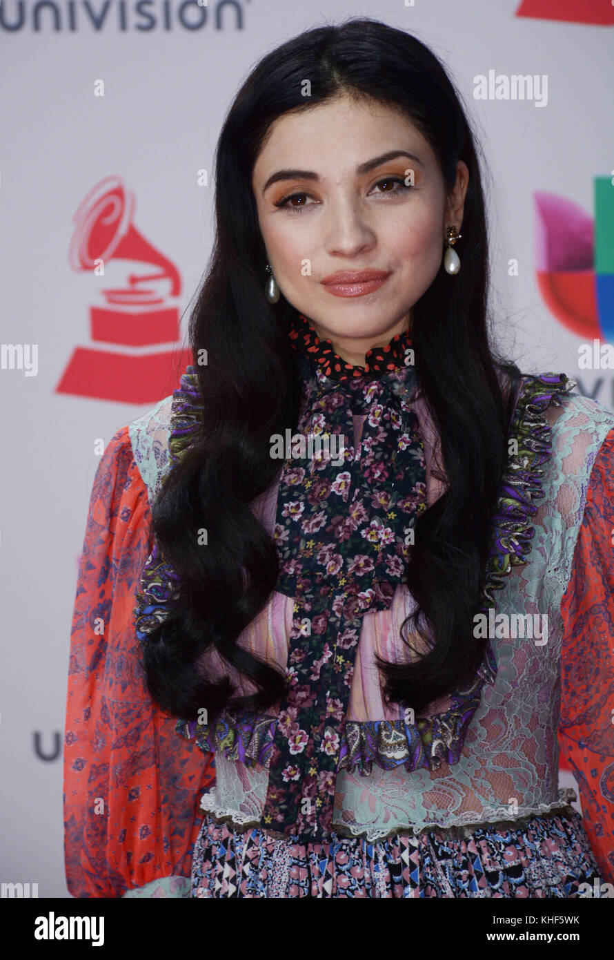 Las Vegas, Nevada, USA. 17th Nov, 2017. Mon Laferte attends the 18th