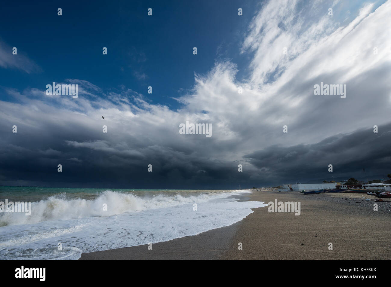 Corigliano Calabro, the arrival of the NUMA cyclone that has formed in