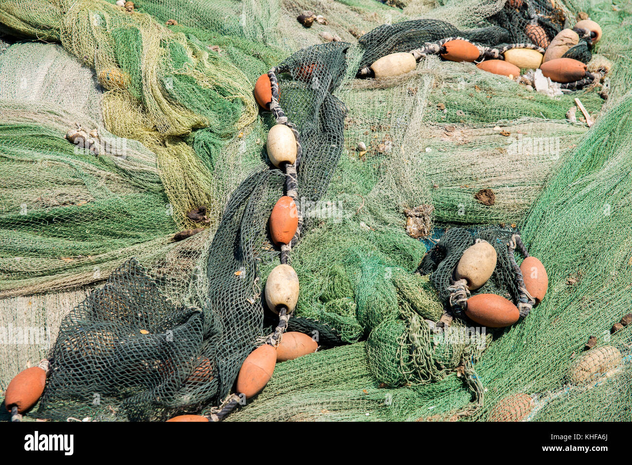 green fishing net Stock Photo Alamy