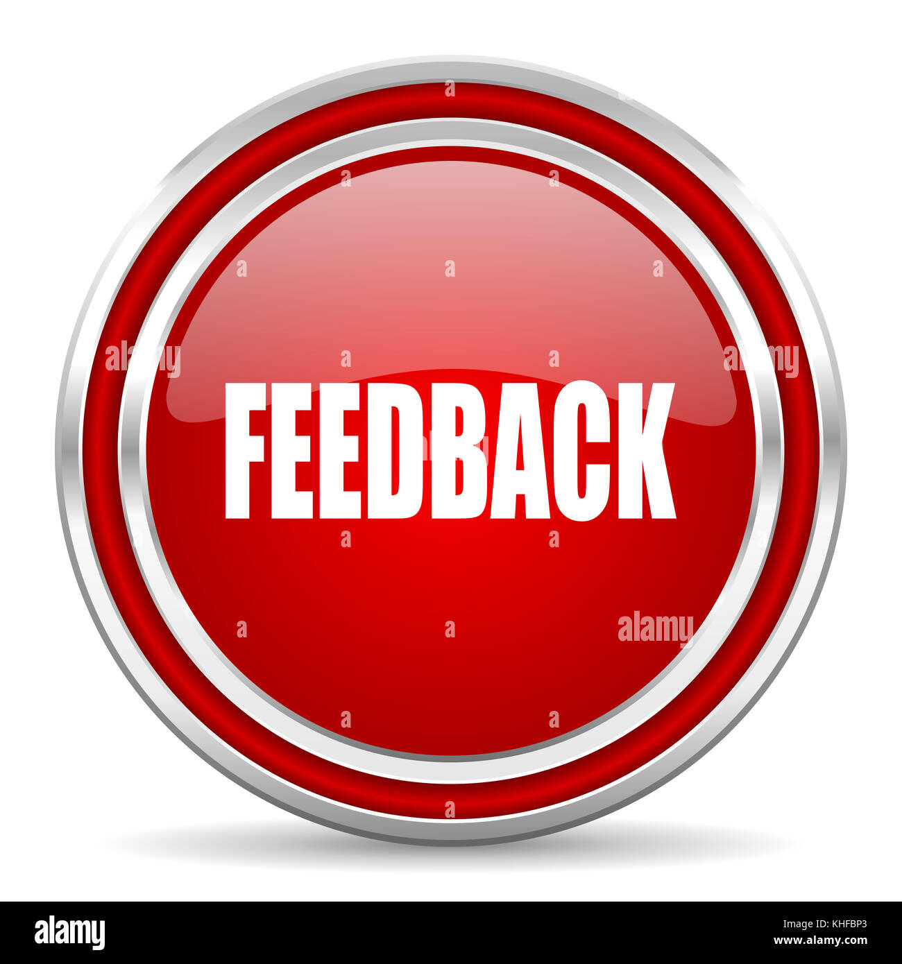 Feedback logo icon button hires stock photography and images Alamy