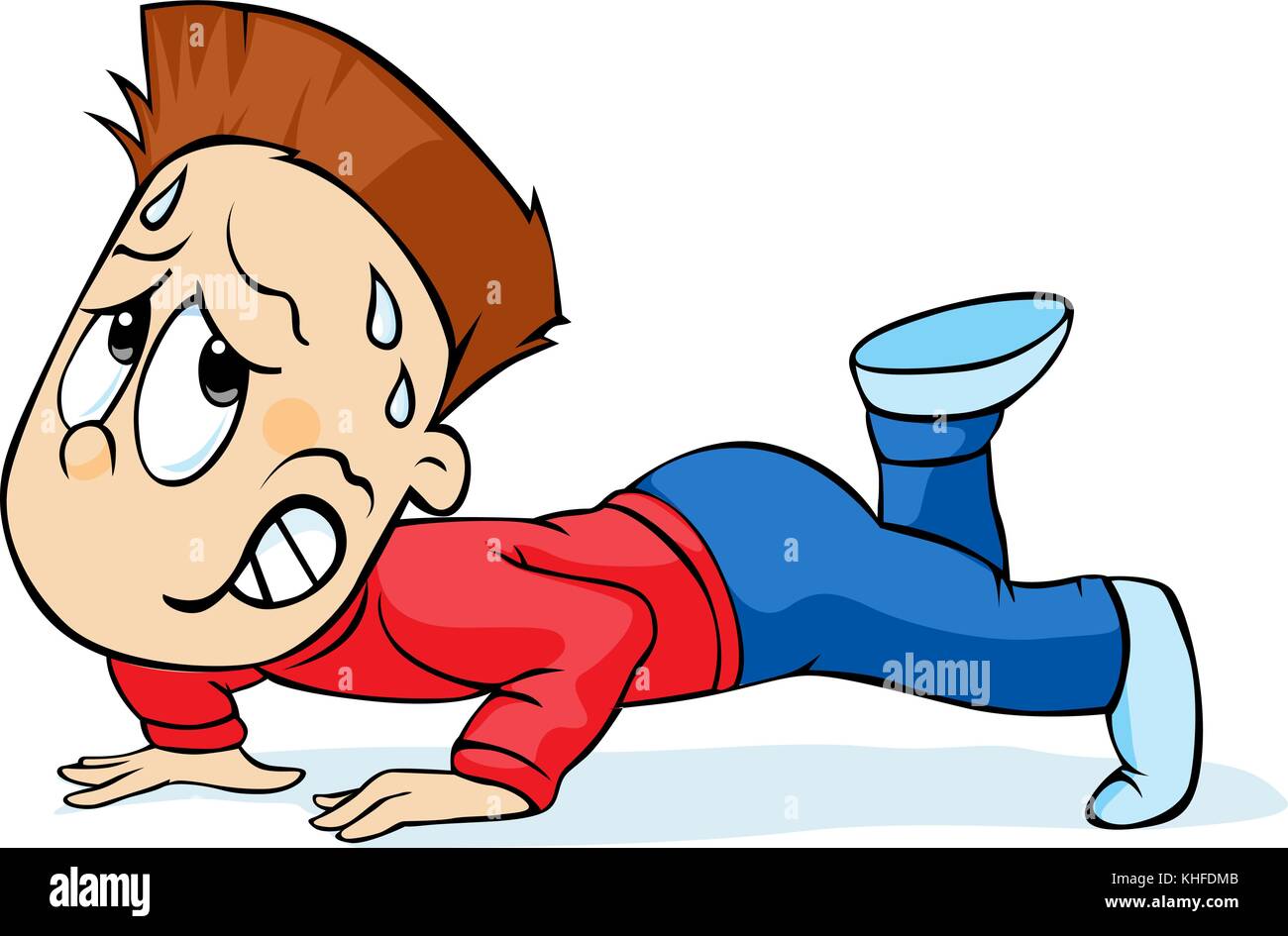 Strenuous exercise Stock Vector Images Alamy