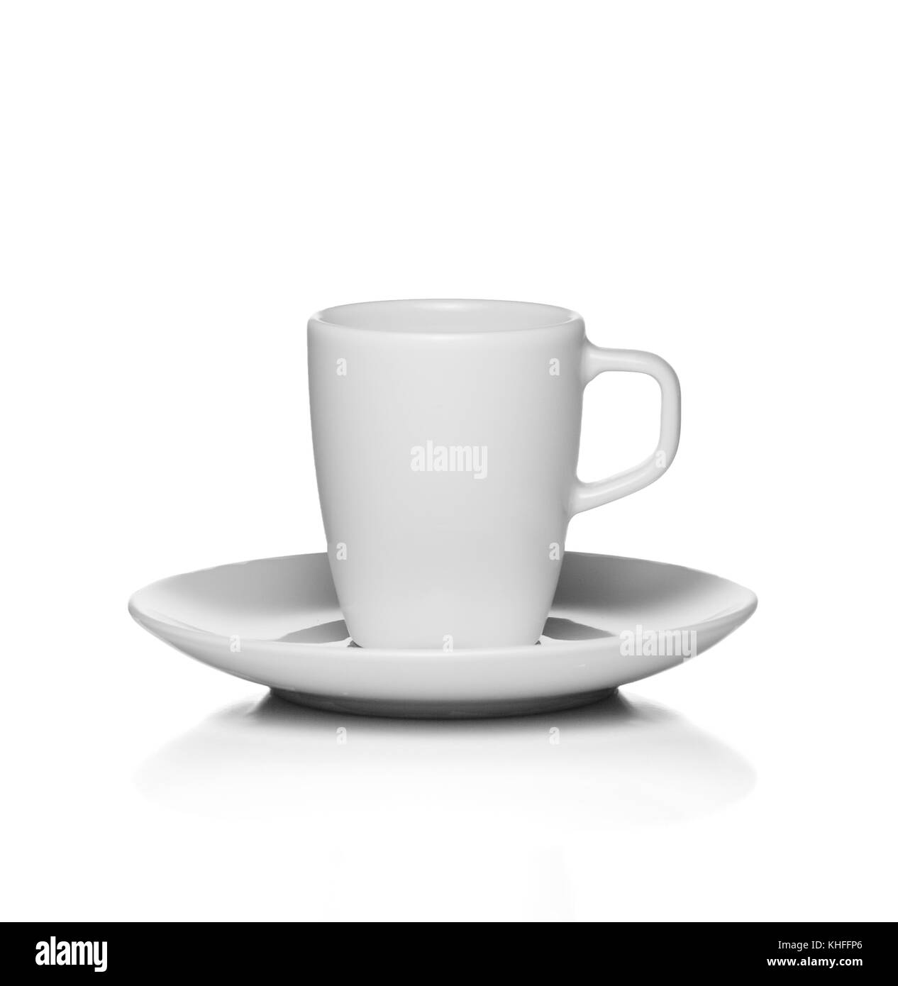 White espresso cup Stock Photo