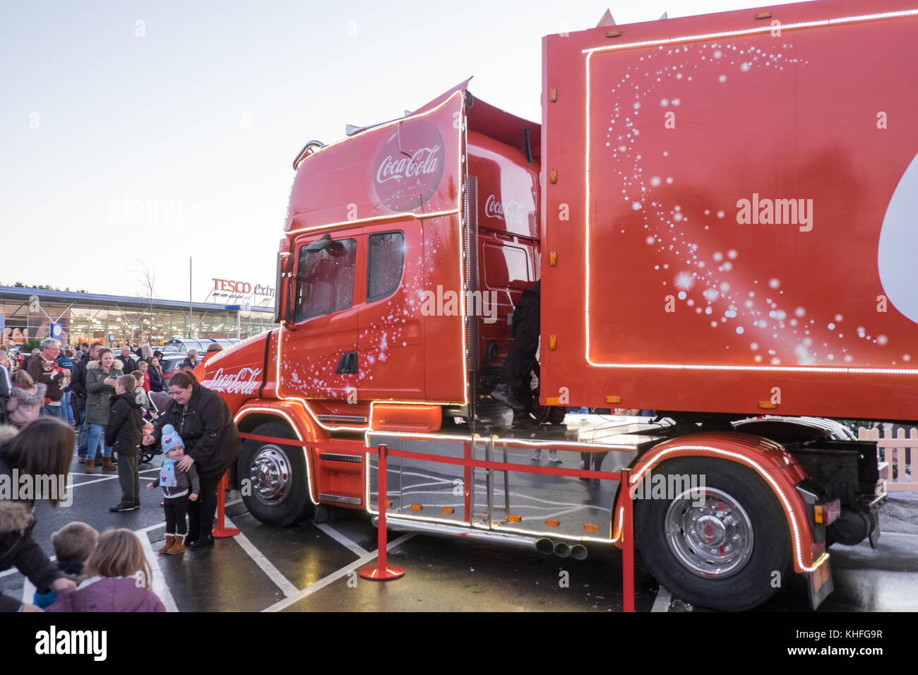 Tesco christmas uk hi-res stock 