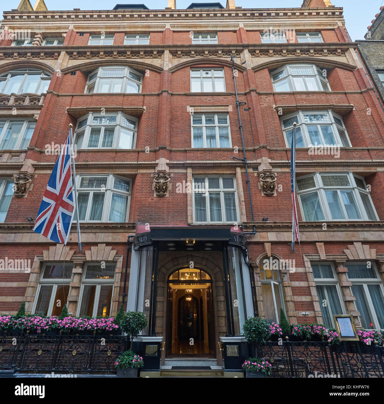 stafford hotel london Stock Photo - Alamy