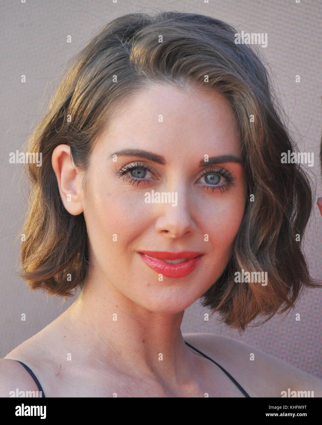 LOS ANGELES, CA - JUNE 21: Alison Brie attends the premiere of 'GLOW