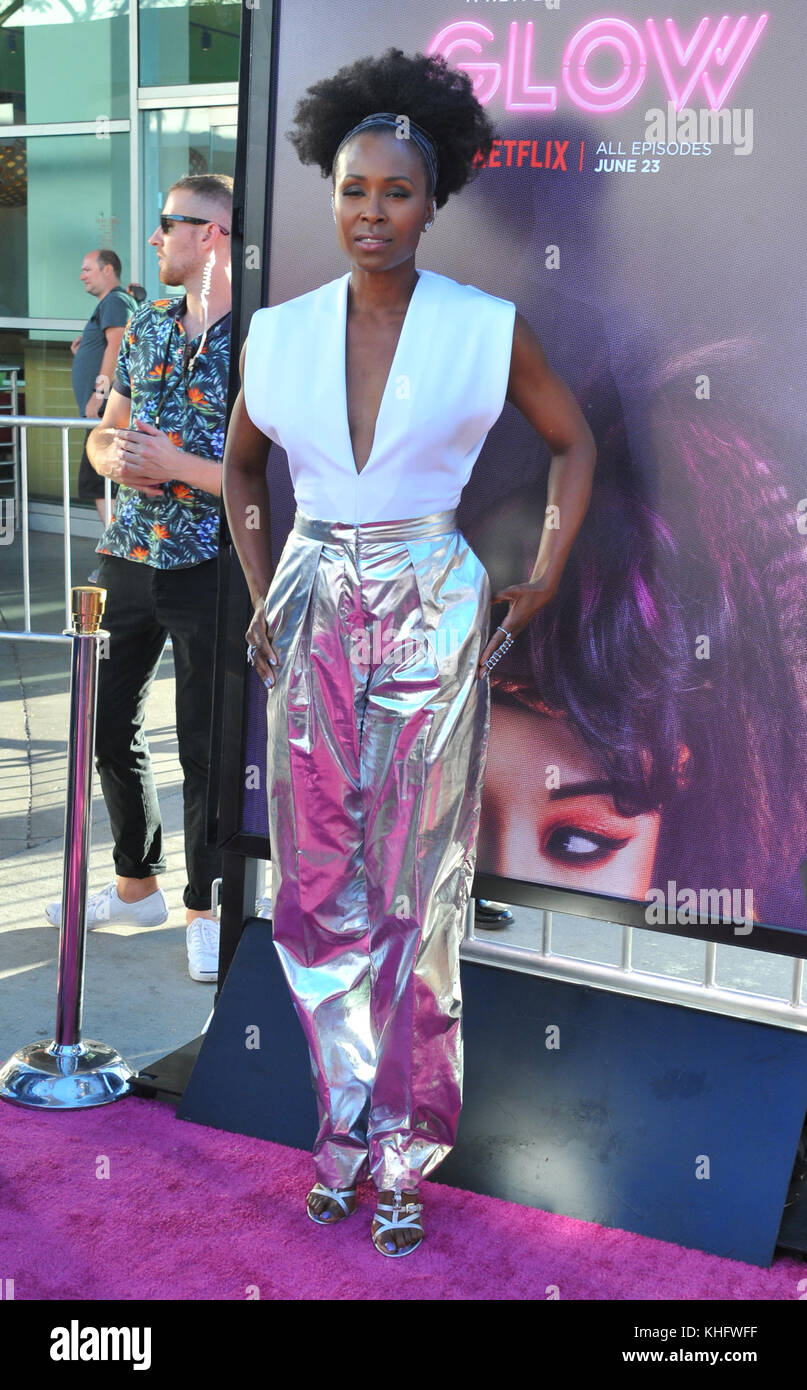 LOS ANGELES, CA - JUNE 21: Sydelle Noel attends the premiere of 'GLOW