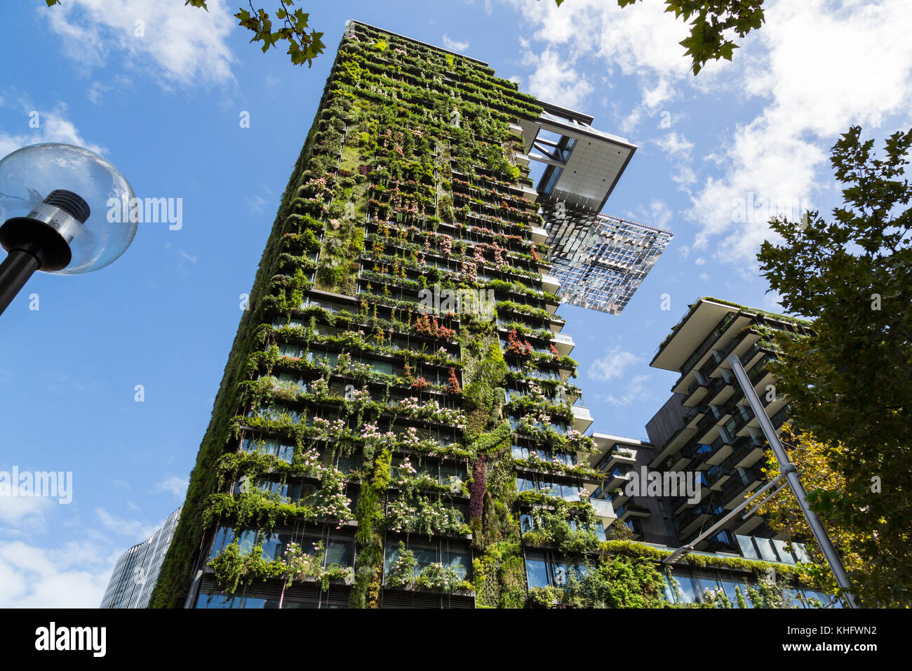 High Rise Garden Stock Photo Alamy