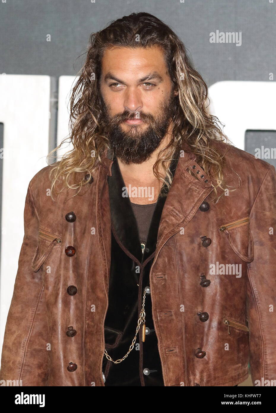 London, UK. Jason Momoa at the Justice League Photocall at The College ...