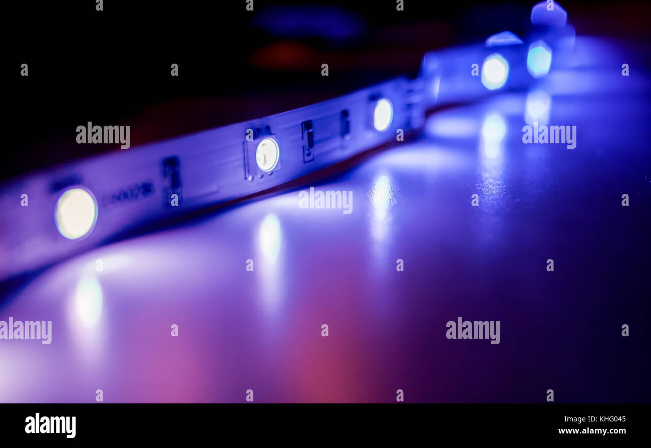 Led strip lights hi-res stock photography and images - Alamy