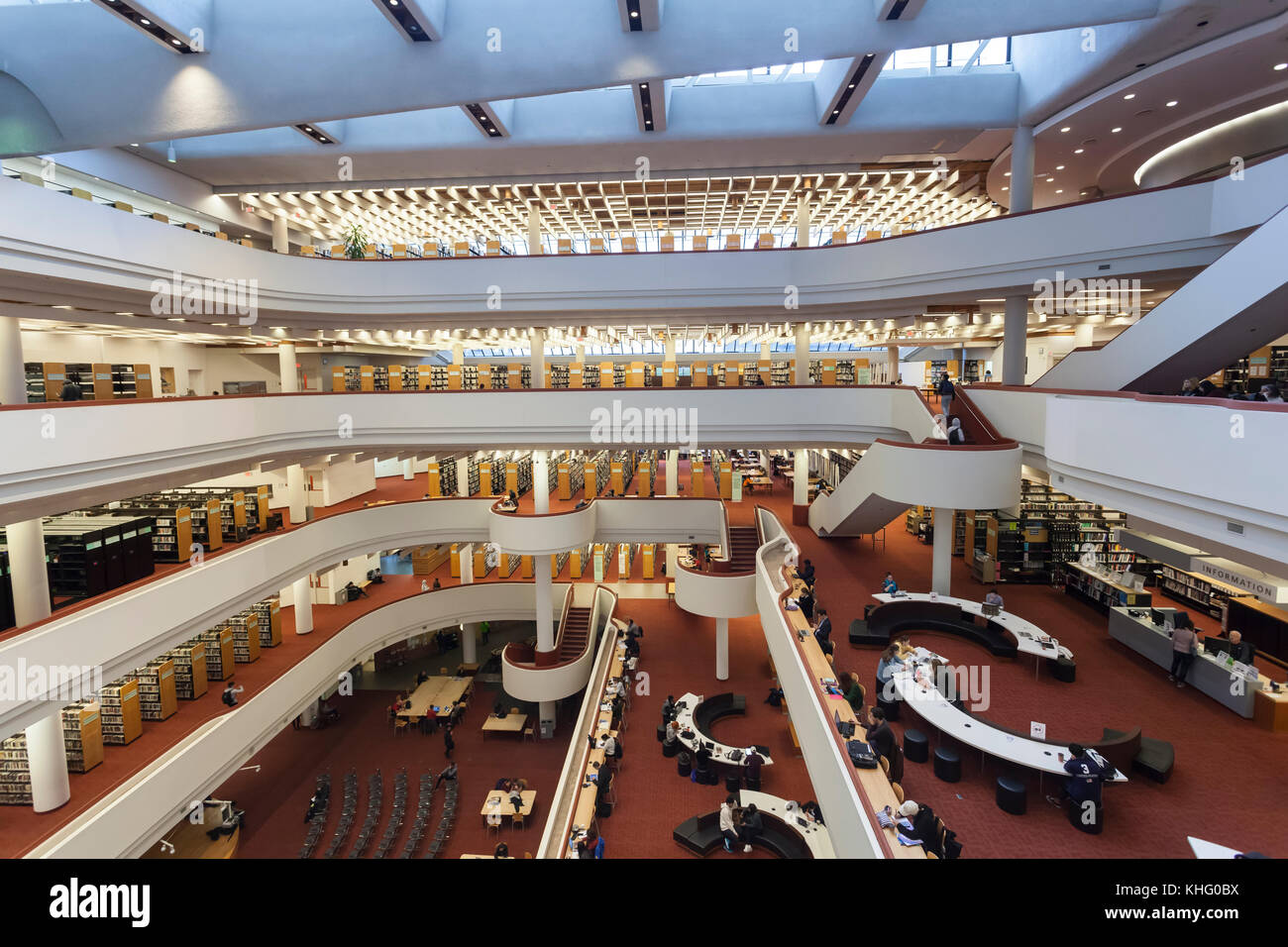 Toronto, Canada Oct 12, 2017 Interior of the Toronto Reference