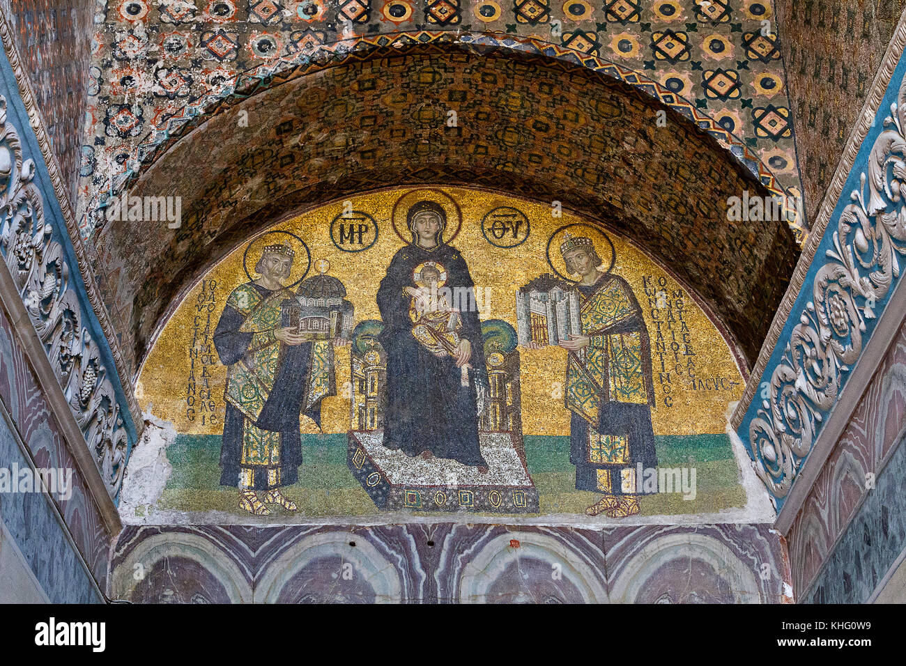 Byzantine Mosaic Hagia Sophia Museum Hi res Stock Photography And Byzantine Mosaic Hagia Sophia Museum Hi res Stock Photography And