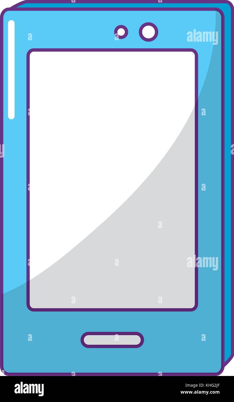 Smartphone of device gadget technology and electronic theme Isolated ...