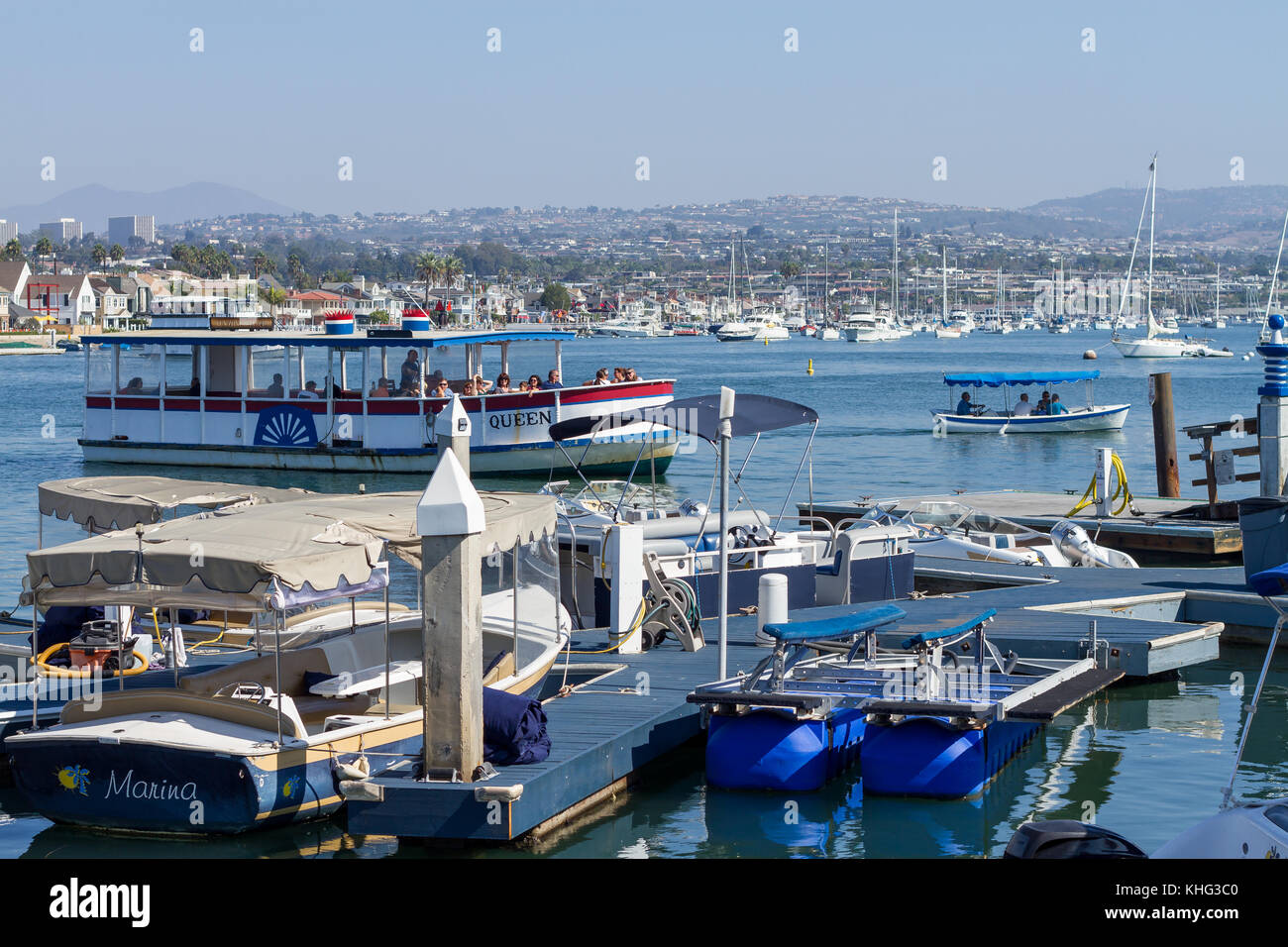 Newport Harbor, CA 2017 Stock Photo Alamy