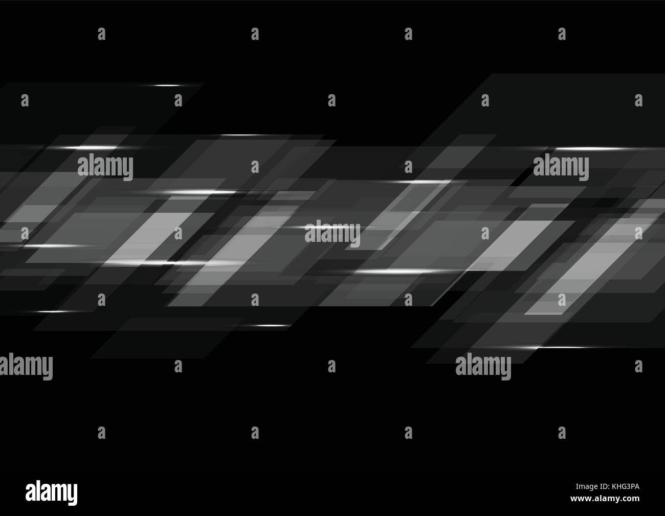 Black abstract tech geometric corporate background. Vector illustration ...