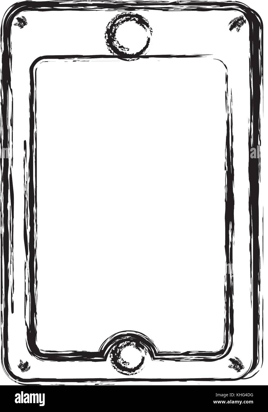 figure smartphone technology object to call and talk vector ...