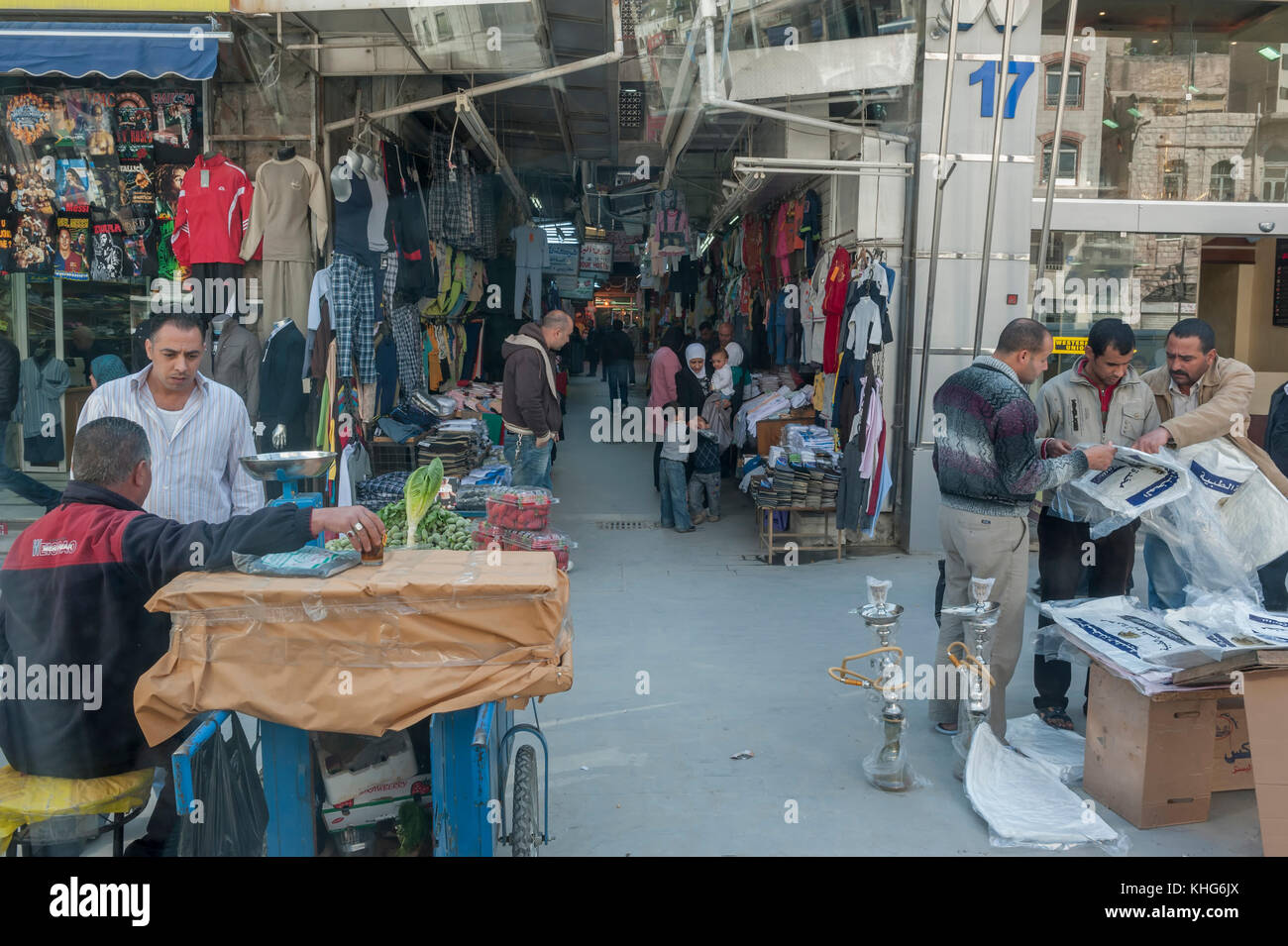 Shopping district of Amman, Jordan, Middle East Stock Photo Alamy