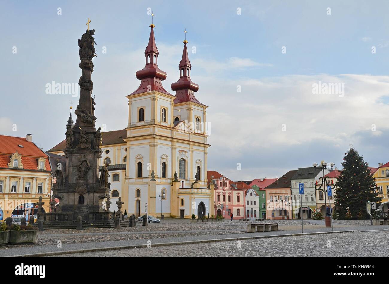 Historical town of Kadaň (Kaaden), Czech Republic Stock Photo - Alamy