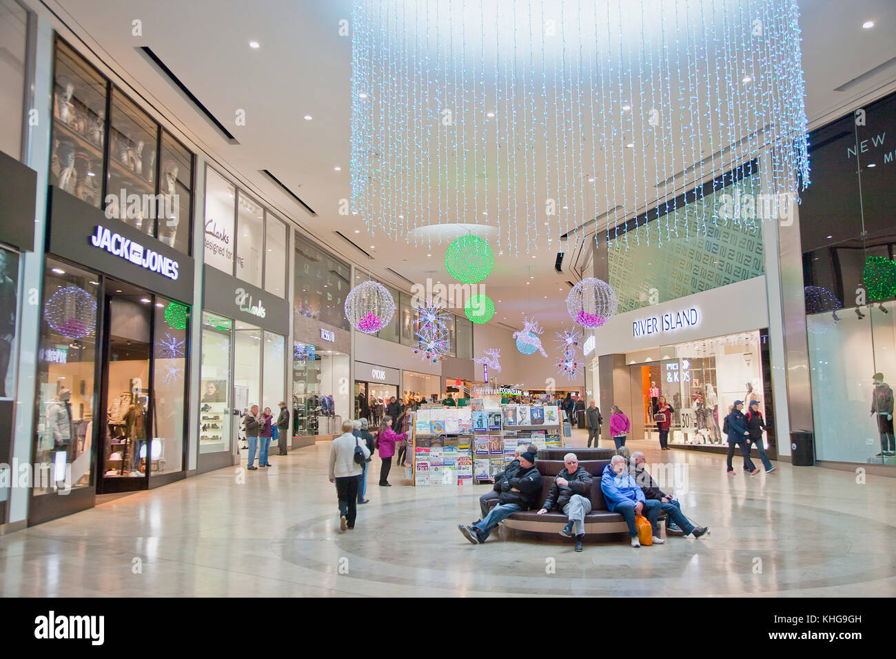 England, Lancashire, Blackpool, Interrior of the Houndshill shopping