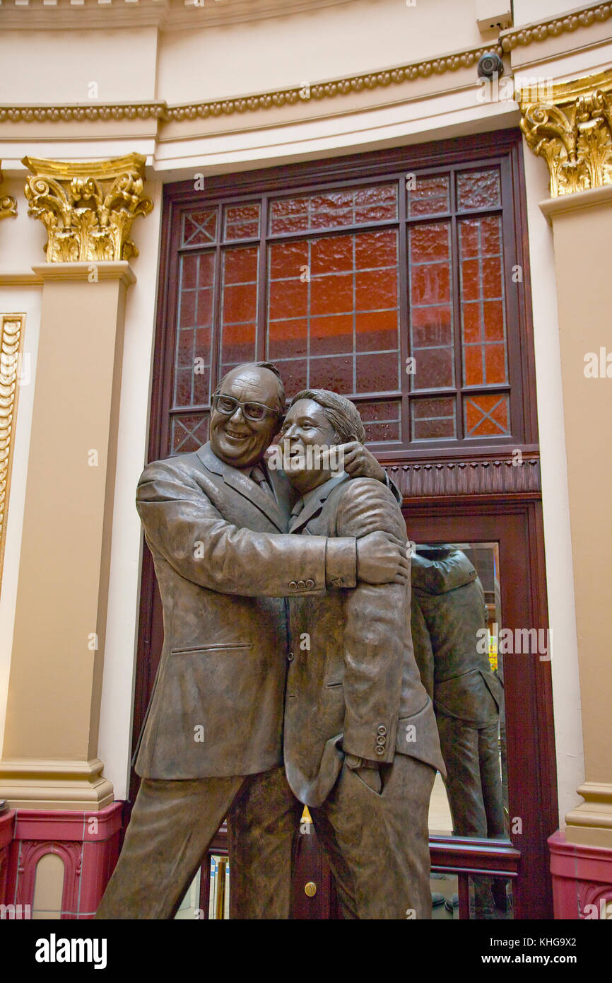 England, Lancashire, Blackpool, Winter Gardens foyer interior with