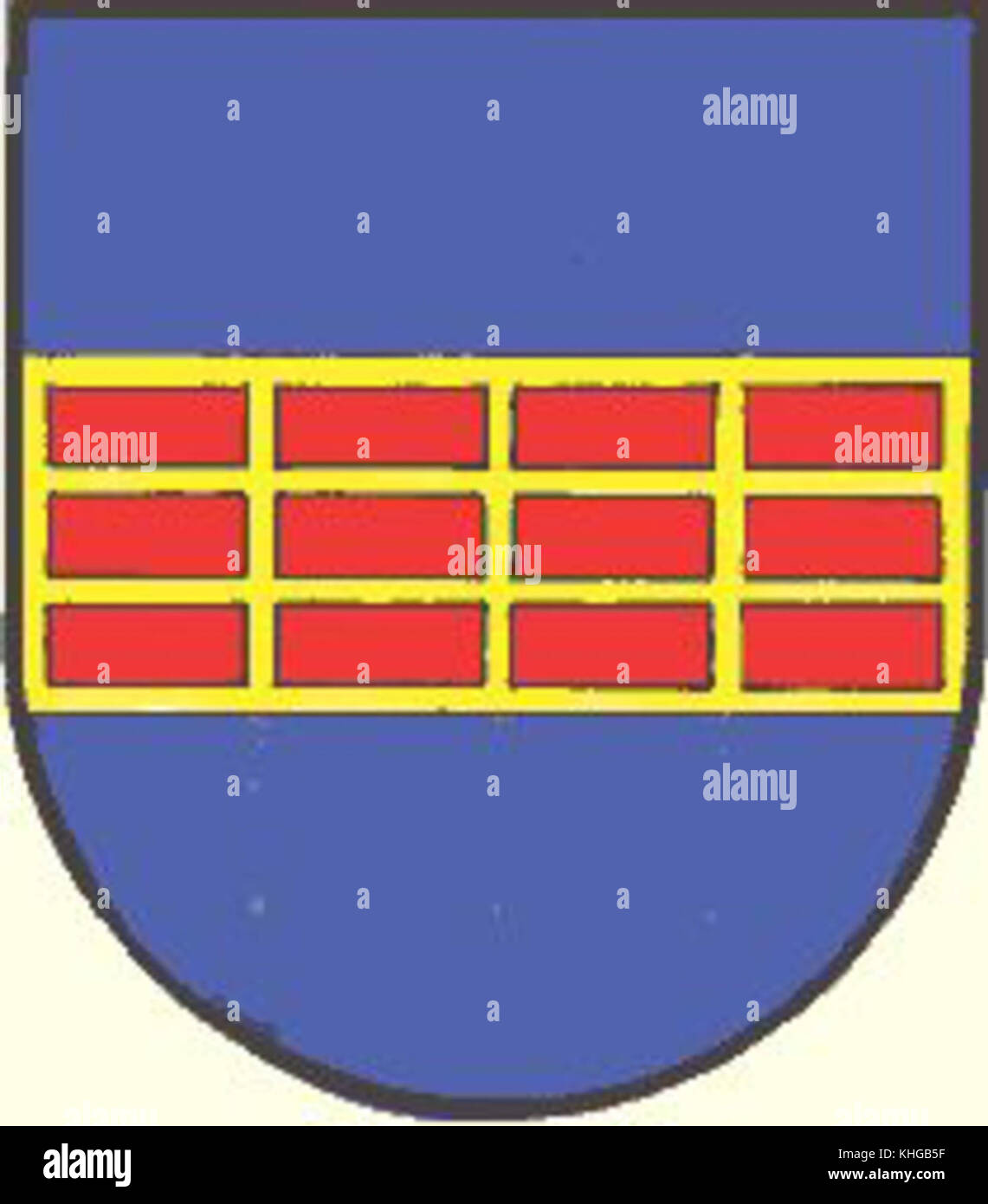 Wappen Sankt Lorenzen Muerztal Stock Photo