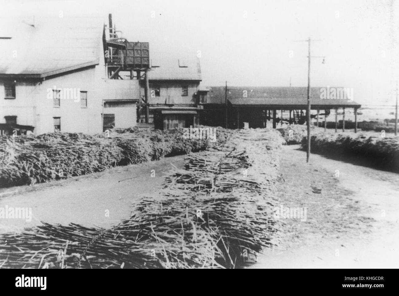 2 394885 Millaquin Sugar Mill yard, Bundaberg, 1950 Stock Photo Alamy
