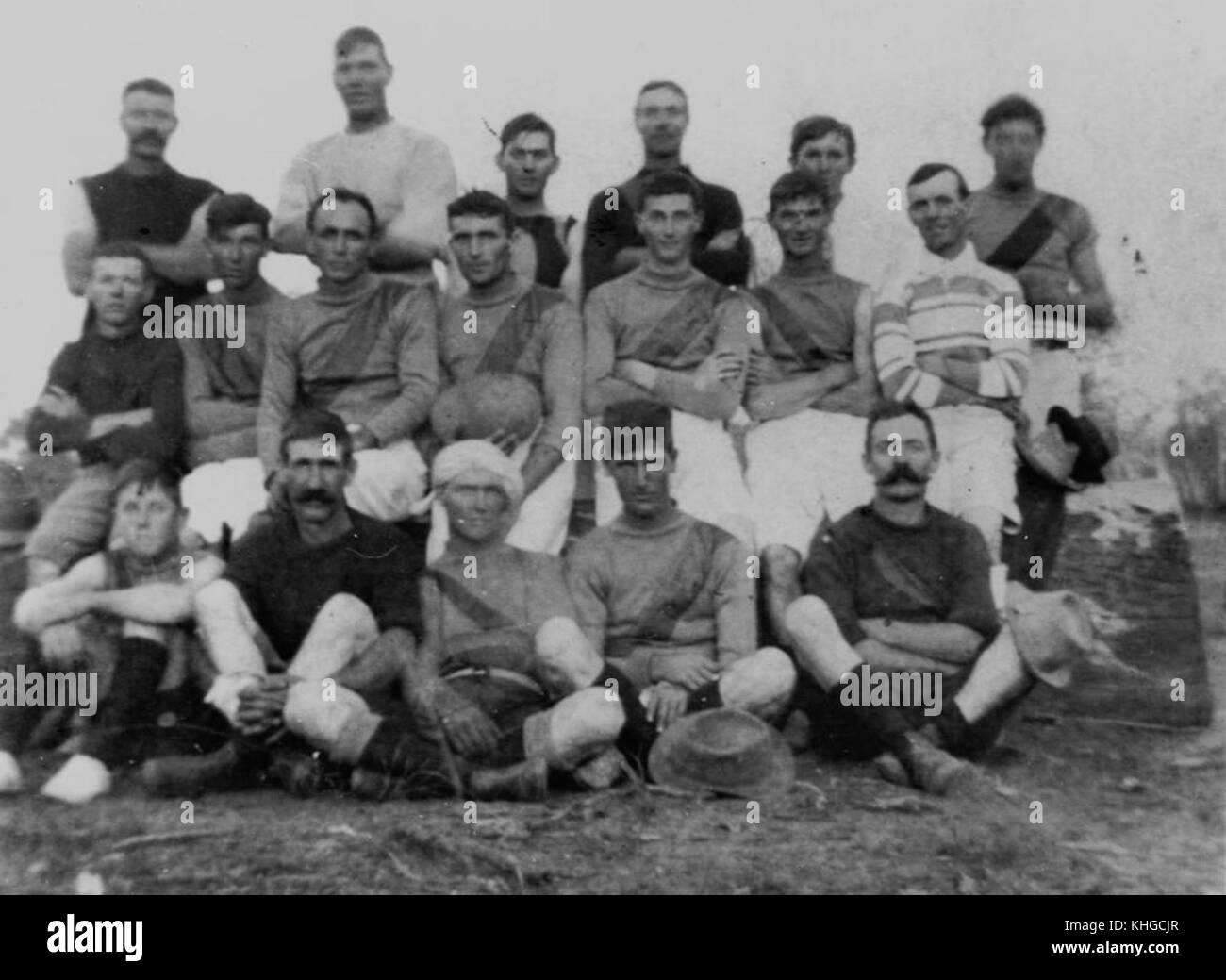 1 14938 Kogan football team, ca. 1914 Stock Photo - Alamy