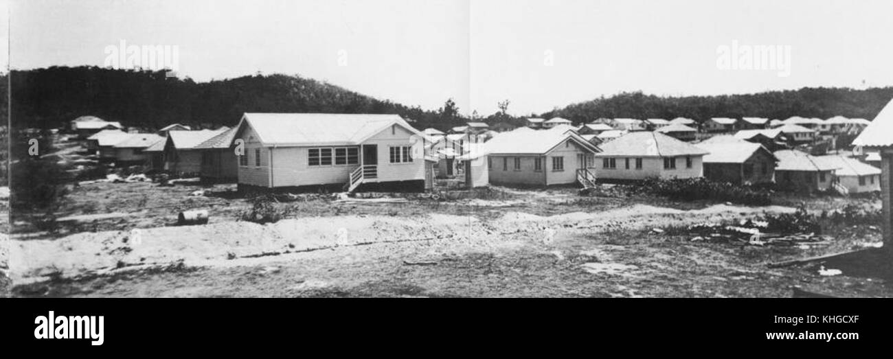 2 229002 Italian housing project at Carina, Brisbane, 1952 Stock Photo