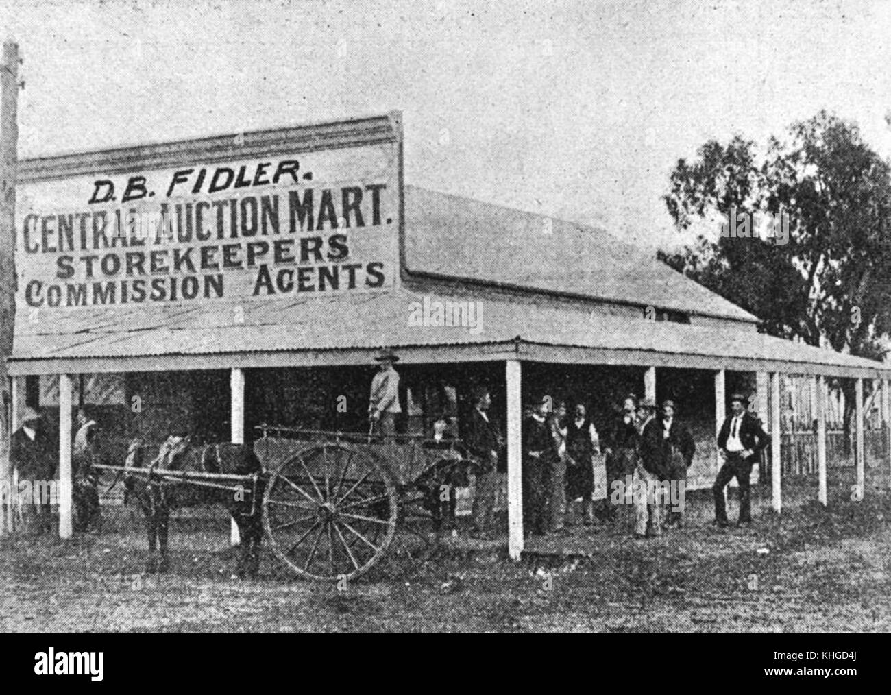 Auction mart Black and White Stock Photos & Images Alamy