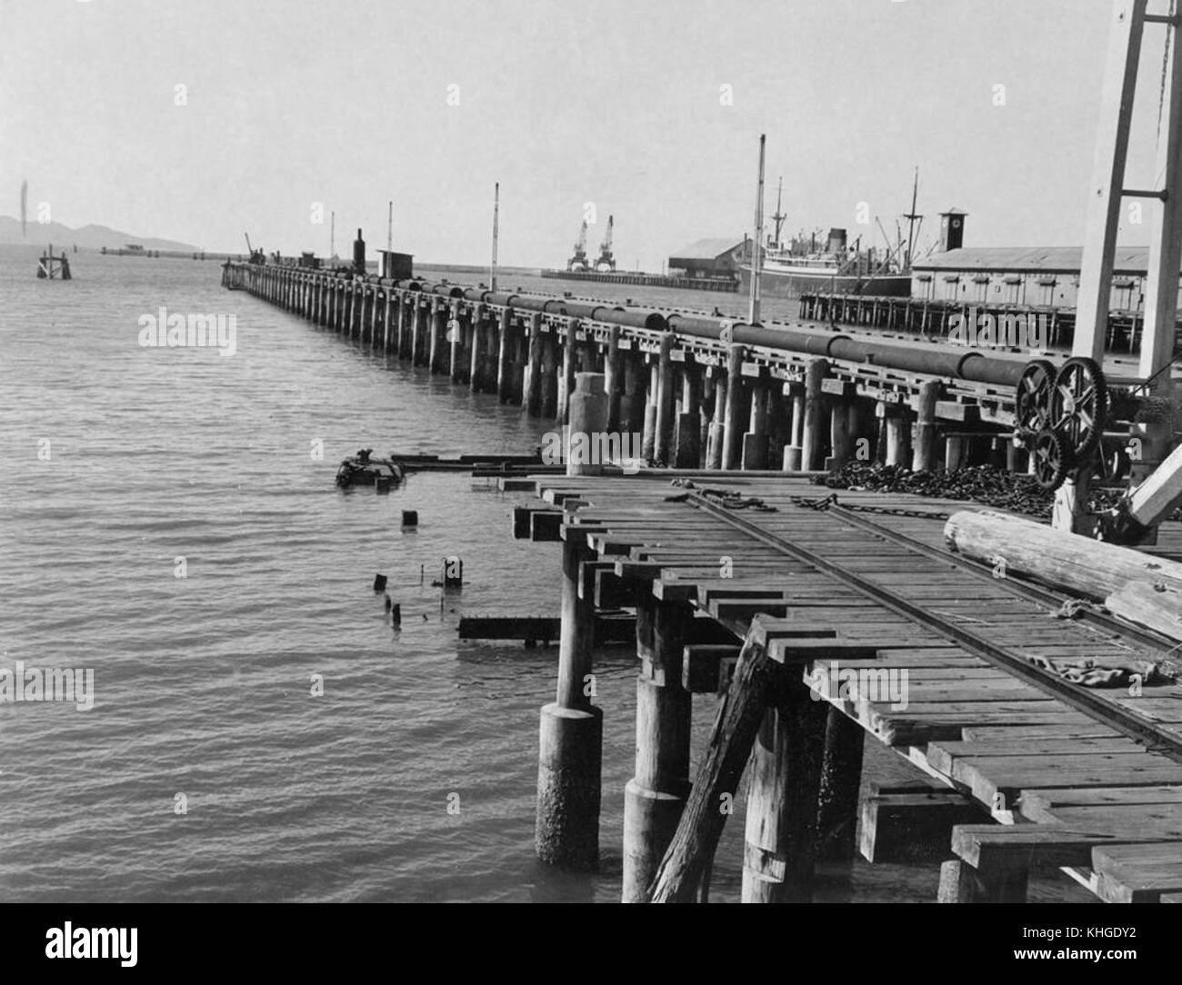 1 297487 View of the Townsville wharves, 1949 Stock Photo Alamy