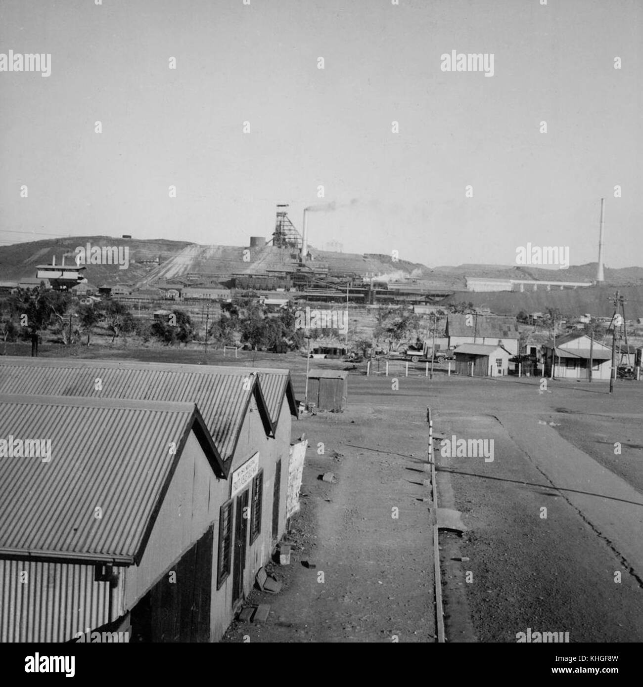 2 297395 Mine buildings at Mount Isa, 1948 Stock Photo Alamy